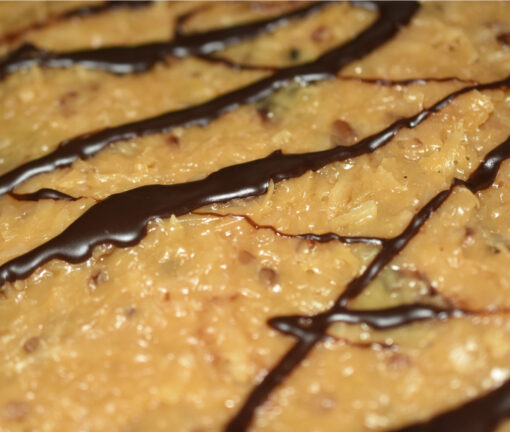 German Chocolate Cake Square