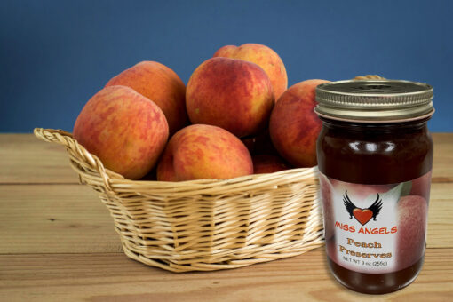 Gift Box of 9 Peaches + Jar of Preserves!
