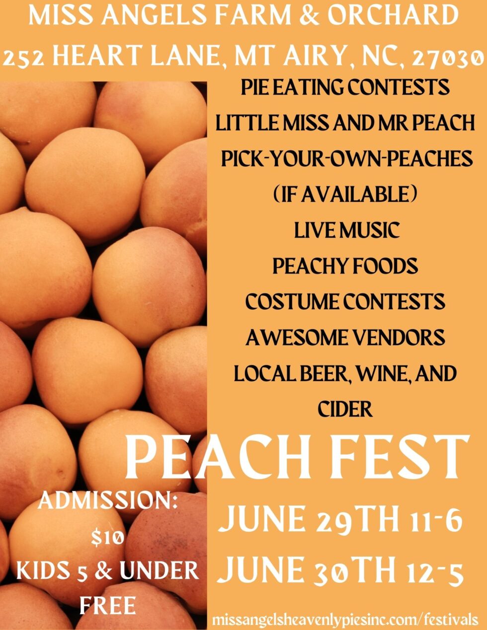 Fifers Peach Festival 2025 Nari Gianina